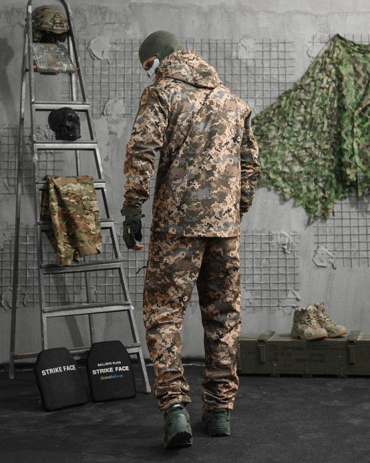 Демісезонний тактичний костюм софтшел SATELIT піксель НП4883 Одеса - фото 14