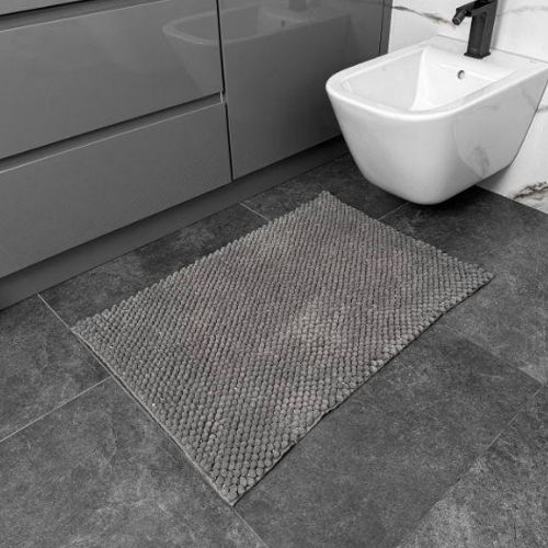 Килимок для ванної 55*80см Ананас срібно-сірий Дариана Житомир - фото 7