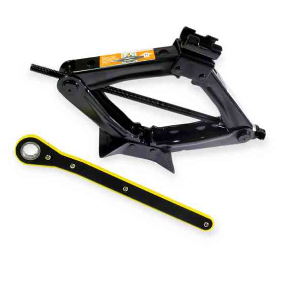 Домкрат ромбовый 1 т, 100-350 мм, металлическая опора, трещетка Мукачево