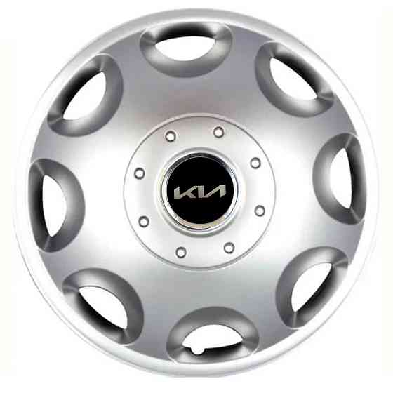 Автомобильные модельные колпаки R15 Kia NEW 300 4шт, SJS, серебристые Киев