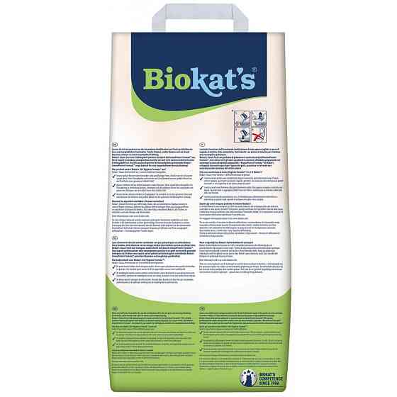 Наполнитель Biokats Classic Fresh 3in1 для кошачьего туалета, бентонитовый, 18 л Винница
