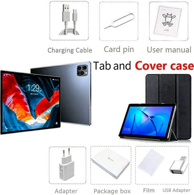 Планшет BDF 10, 4/64 (андроид 11, симка) Киев - изображение 1