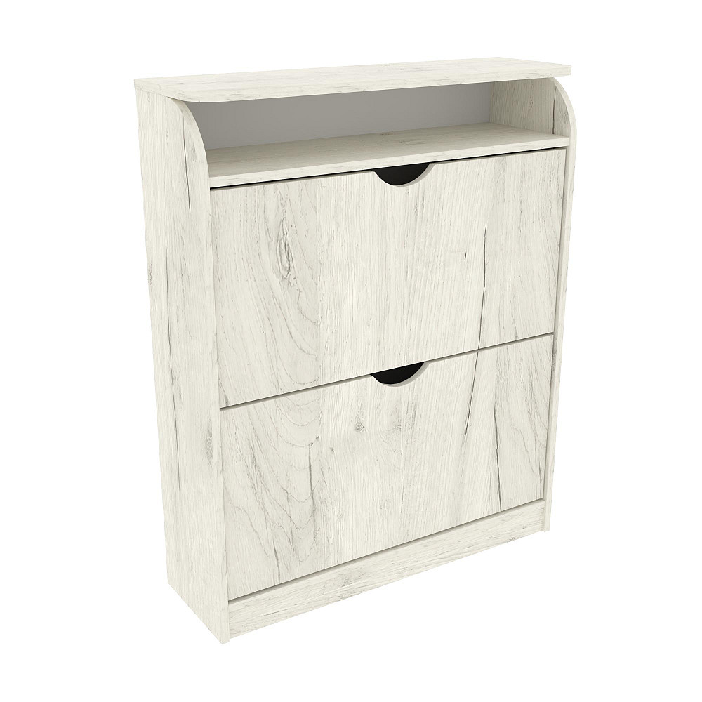 Тумба для обуви №1, Дуб Крафт Білий, 800/250/1000 Львов - изображение 1