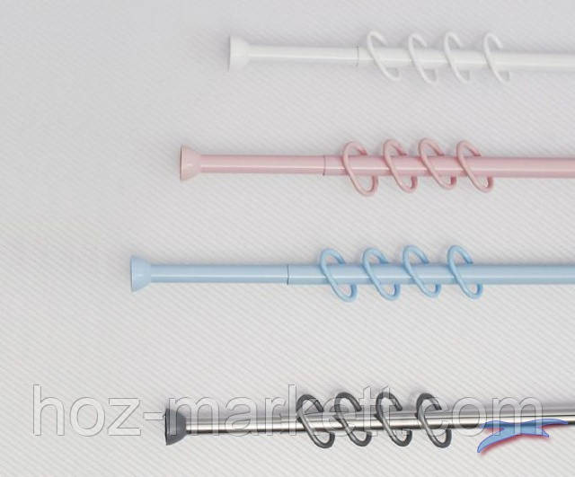 Карниз для шторки у ванну телескопічний металевий Харків - фото 4