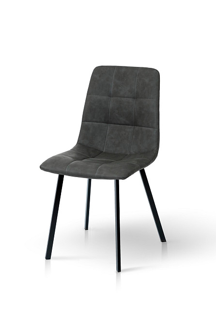 Стілець Чілі (квадрат) чорний/ антрацитRU-08 Киев - изображение 1