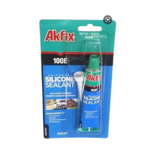 Силікон 50мл білий Akfix 100Е Житомир