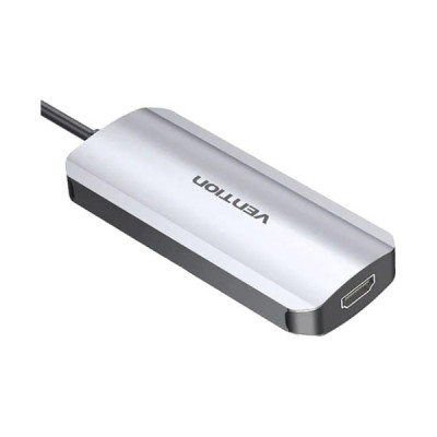 Концентратор Vention USB 3.1 Type-C to HDM/USB 3.0х3//PD 100W 5-in-1 (THFHB) Винница - изображение 8