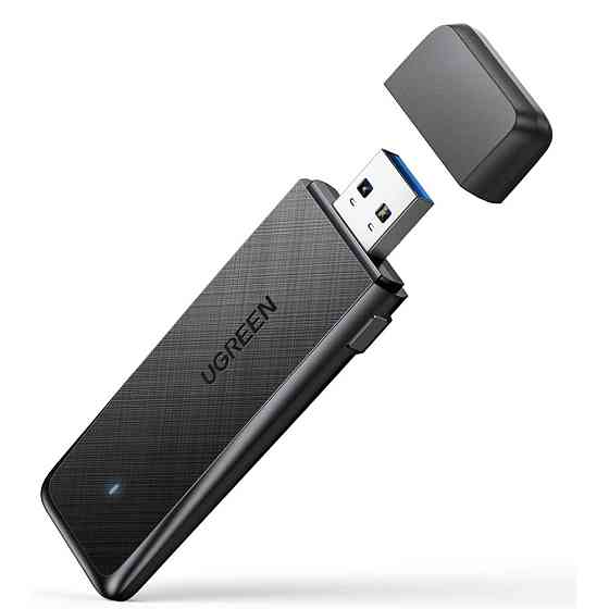 Двухдиапазонный Wi-Fi AC адаптер Ugreen USB3.0 1300Mbps 2.4/5.8Ghz 50340 CM492 Николаев