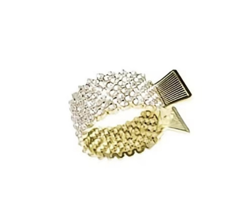 Затискач для волосся Золотистий Сміла - фото 3