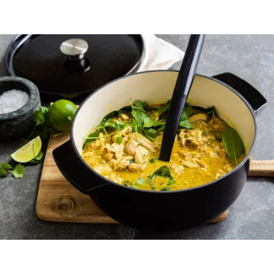 Кастрюля KitchenAid чавунна з кришкою 5,2 л Чорна (CC006061-001) Винница - изображение 8