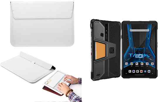 Чохол-конверт VitoCase для Unihertz Tank Pad, з функцією підставки для планшета Білий Київ