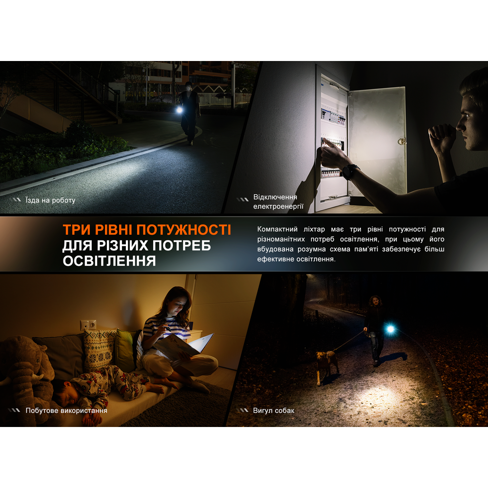 Ліхтар ручний Fenix E12 V3.0 Київ - фото 11