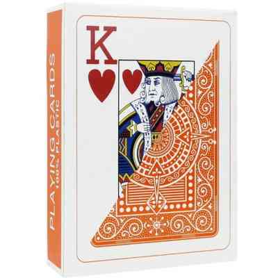Карты игральные Modiano Poker Cristallo 100 Plastic Jumbo Index (red) (PC_MPC100JR) Винница