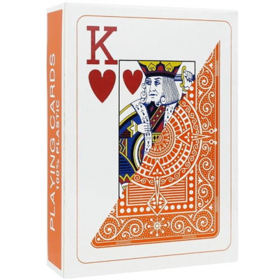 Карты игральные Modiano Poker Cristallo 100 Plastic Jumbo Index (red) (PC_MPC100JR) Винница - изображение 2