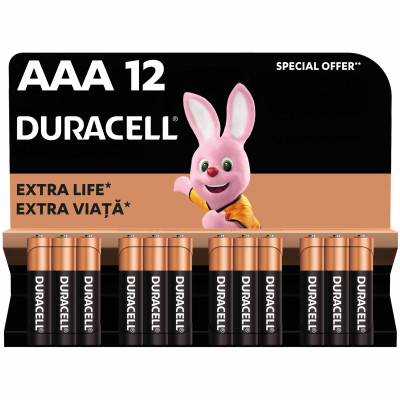 Батарейка Duracell AAA лужні 12 шт. в упаковці (5000394109254 / 81545432) Винница - изображение 1