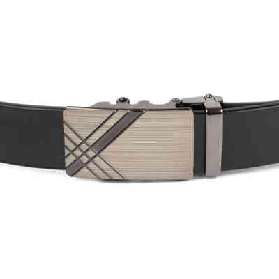 Ремень Vintage Мужской c металлической пряжкой Черный (20208) Винница