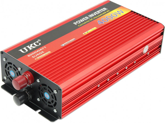 Преобразователь (инвертор) AC DC UKC AR-4000W 220В LCD USB с функцией плавного пуска Винница