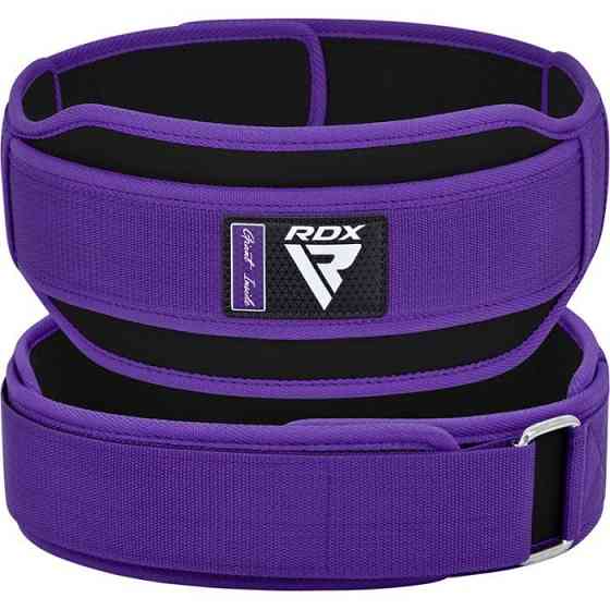 Пояс для важкої атлетики RDX RX5 Double Belt неопреновий Purpel XS Кам'янське