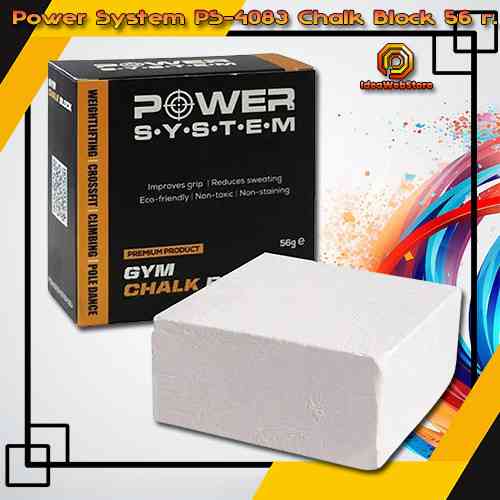 Магнезия спортивная сухая в брикетах PowerSystem PS-4083 Chalk Block 56 г Киев
