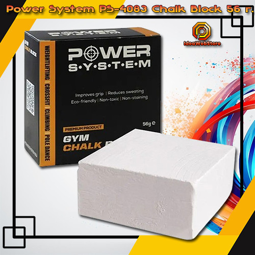 Магнезия спортивная сухая в брикетах PowerSystem PS-4083 Chalk Block 56 г Киев - изображение 1