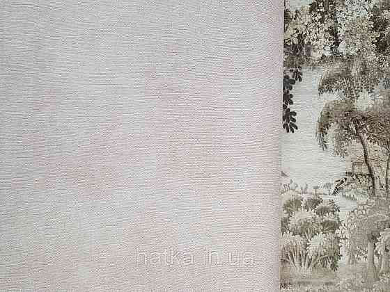 Обои виниловые на флизелине AS creation Garda 1.06Х10.05 однотонные эффект потертости  коричневые с бежевым Киев