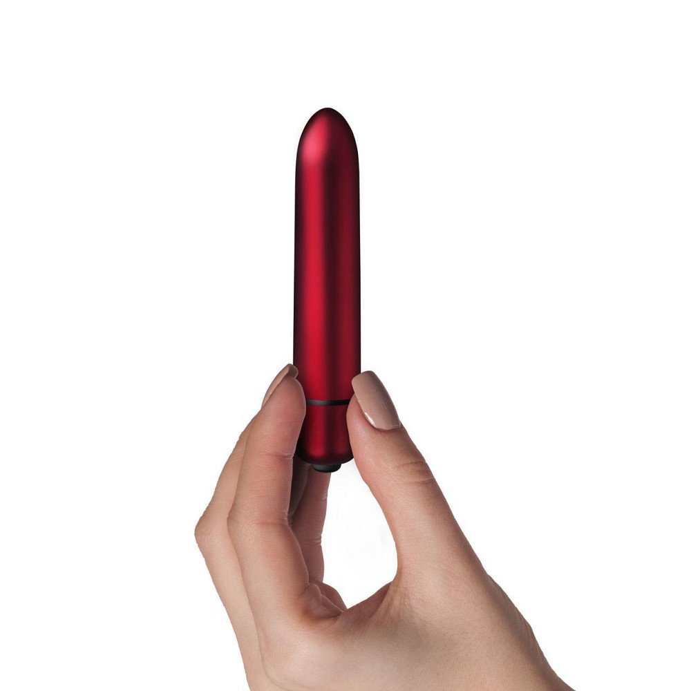 Віброкуля Rocks Off RO-90mm 10 Speed Scarlet Velvet матова Sex Aura Київ - фото 3