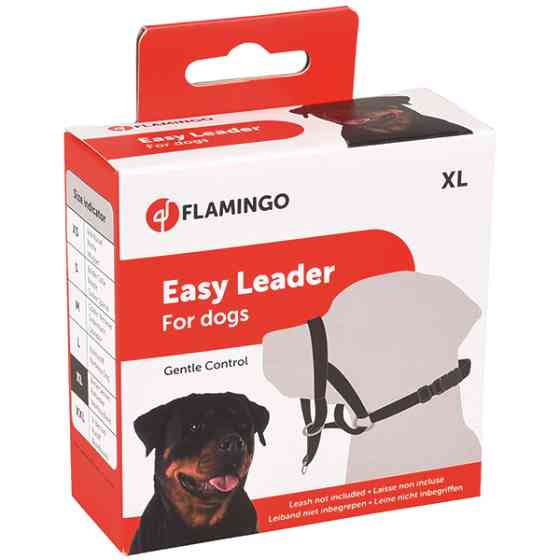 Flamingo Easy Leader XL ФЛАМІНГО ІЗІ ЛІДЕР недоуздок для корекції поведінки собак, бернський зенненхунд, ротвейлер, ньюфаундленд Київ