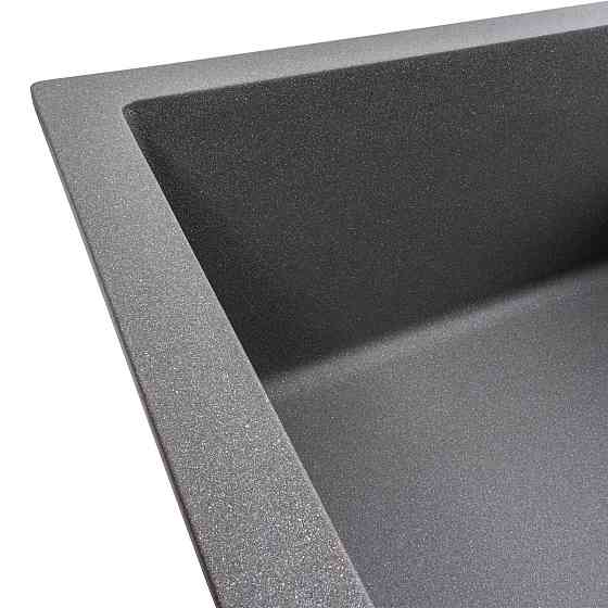 PLATINUM Кухонна мийка гранітна матова 7050 CASCADA Platinum Сірий мусон Київ