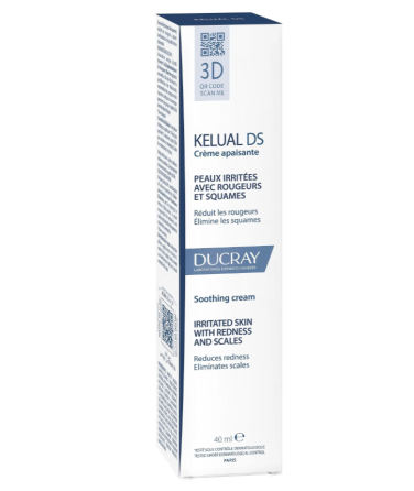 Дюкре Келюаль DS крем для обличчя проти себорейного дерматиту Ducray Creme Apaisante Squamoredactrice 40 мл Дніпро
