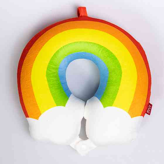 Подушка для шеи Rainbow U-образная, красный HP-56-13R Киев