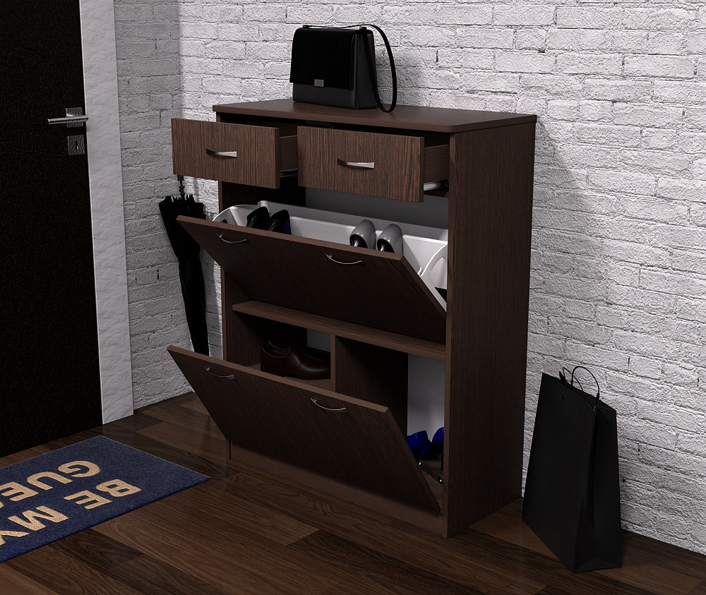 Тумба для обуви №4, Венге Магия, 800/350/1010 Львов - изображение 2