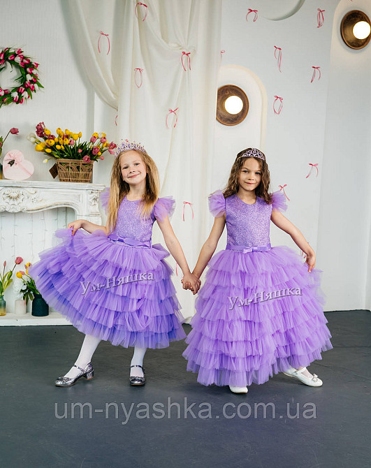 Лавандовое платье пышное Кривой Рог - изображение 2