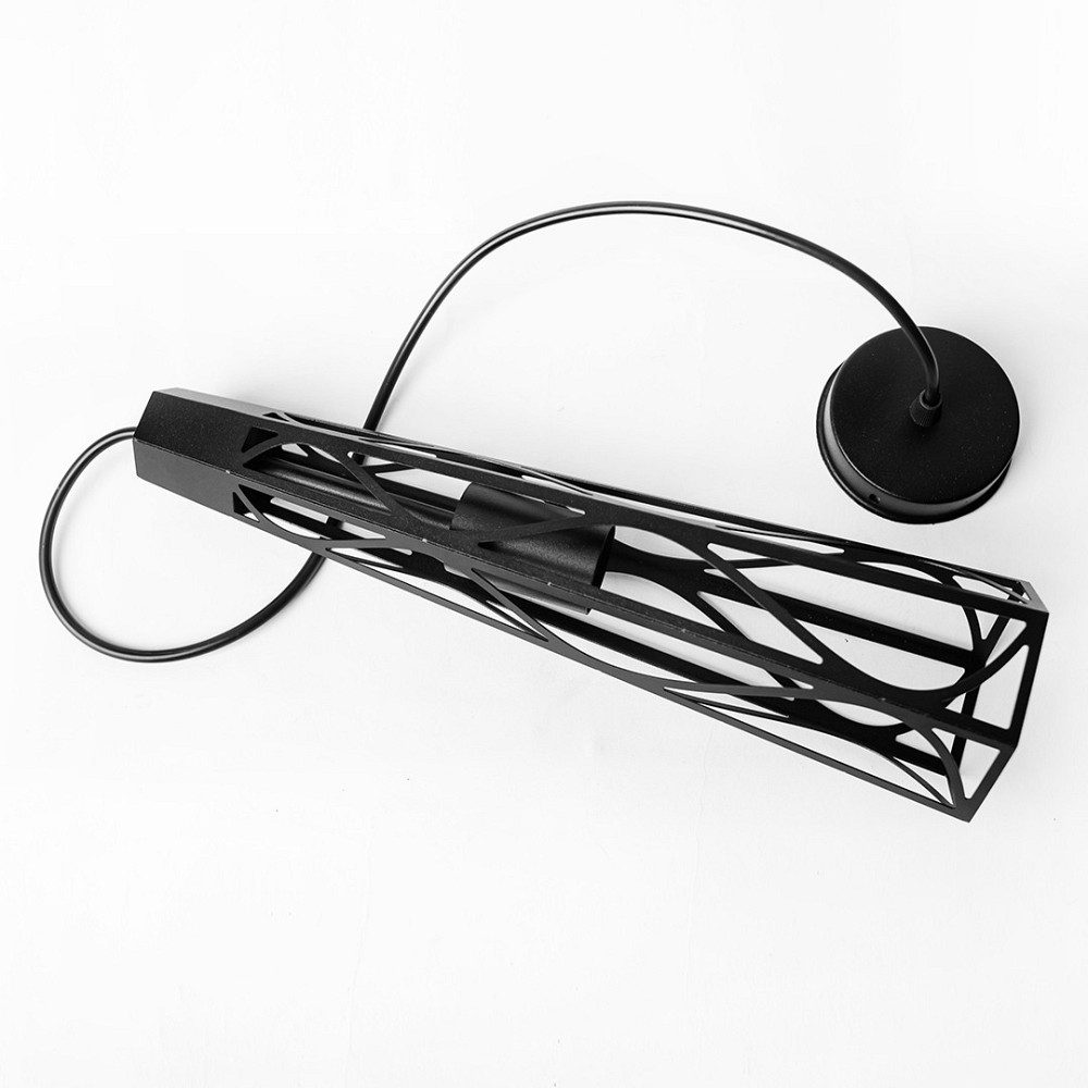 Светильник подвесной MSK Electric Parma в стиле лофт под лампу Е27 NL 3890 BK черный Одесса - изображение 3