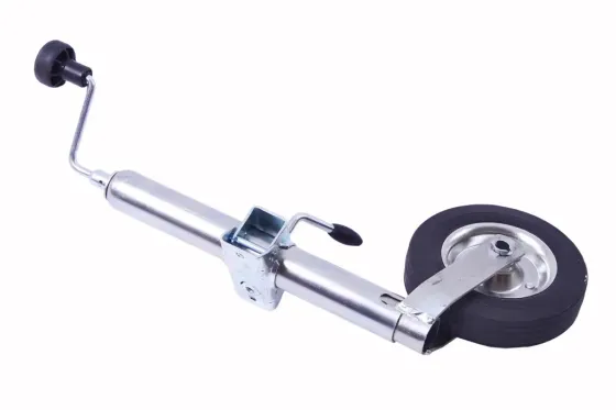 Опорное колесо прицепа 50-66см стальной диск Knott с хомутом Винница