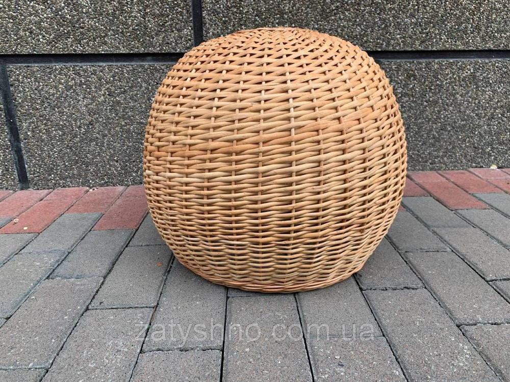 Люстра куля плетена з лози Київ - фото 1