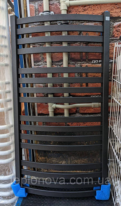 Комбінована Рушникосушка Чорна Плоска 960х500 Terma Dorota Чернівці - фото 2