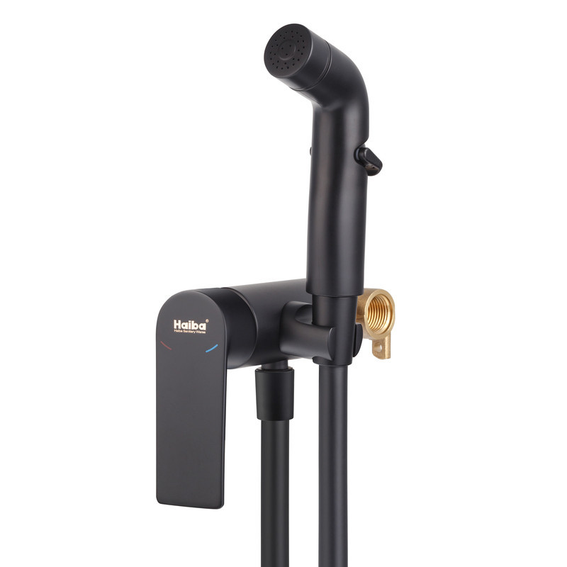 Змішувач для гігієнічного душу Haiba ALEX 002  BLACK   ( HB9618 ) 36477 Харьков - изображение 6
