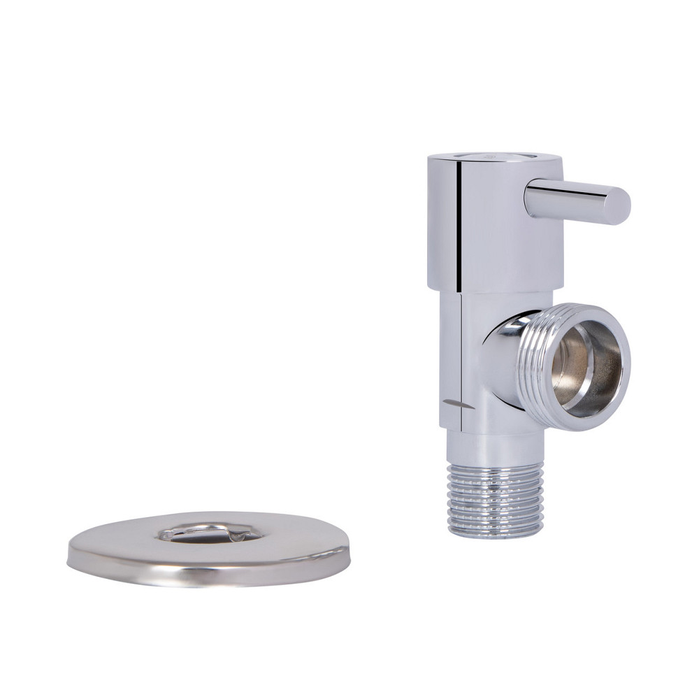 Кран кутовий Thermo Alliance Standart (ручка паличка) з керам.буксою 1/2"Н х 3/4"Н SF343W1520 Київ - фото 15
