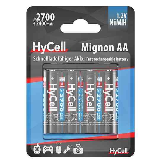 Аккумулятори Ansmann AA/HR06 HYCell NI-MH 2700 mAh BL 4 шт. Акумулятор Харків