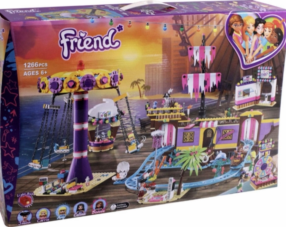 Конструктор Friends «Прибрежний парк розваг»,1266 деталей. Киев - изображение 7