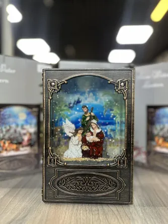 Kipo Рождественская ночь Новогодний музыкальный ночник-светильник XMAS WDL 24023B Київ