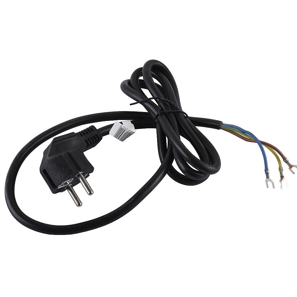 Кабель з євровилкою та клемами 1,5м Тернопіль - фото 1