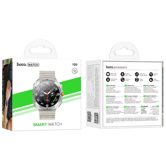 Смарт-часы HOCO Y29 38mm.. 220 mAh Smart sports watch (call version) Silver Одесса