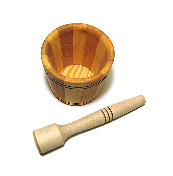 Ступка деревянная с пестиком Киев - изображение 2