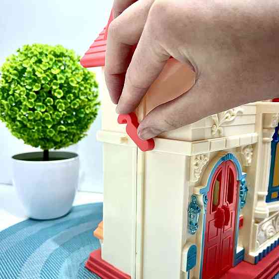 Іграшковий будиночок Limo Toy для ляльок 48х31 см фігурки меблі машина (WD-932C) Чернігів