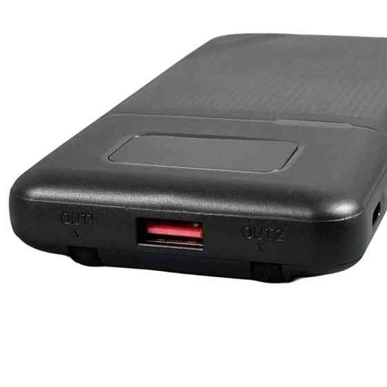 Павербанк 10000 mAh WUW Y163 PD 22.5W быстрая зарядка черный power bank повербанк Одесса
