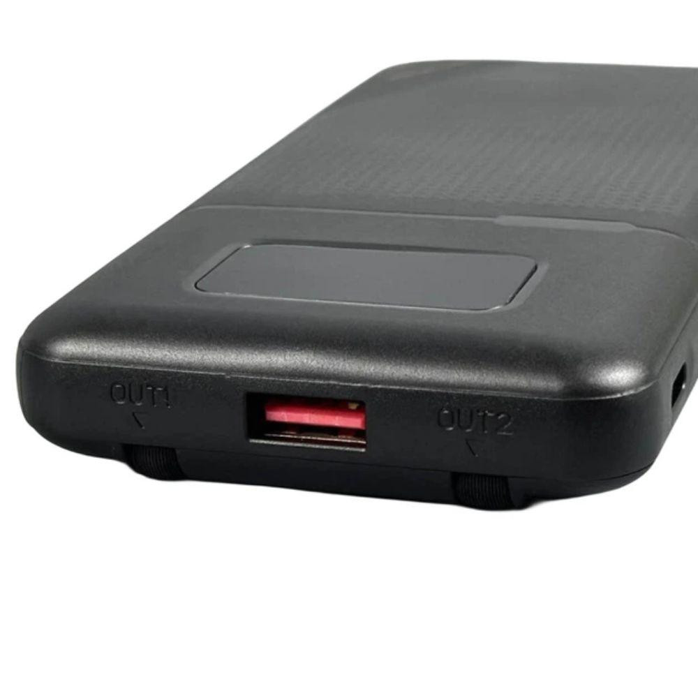 Павербанк 10000 mAh WUW Y163 PD 22.5W швидка зарядка чорний power bank повербанк Одеса - фото 4