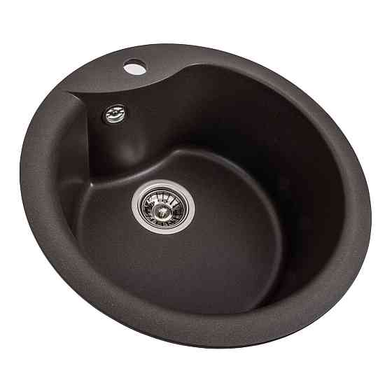 VALESO Гранітна мийка для кухні VALESO TURAS 480 матова Темна скеля Киев