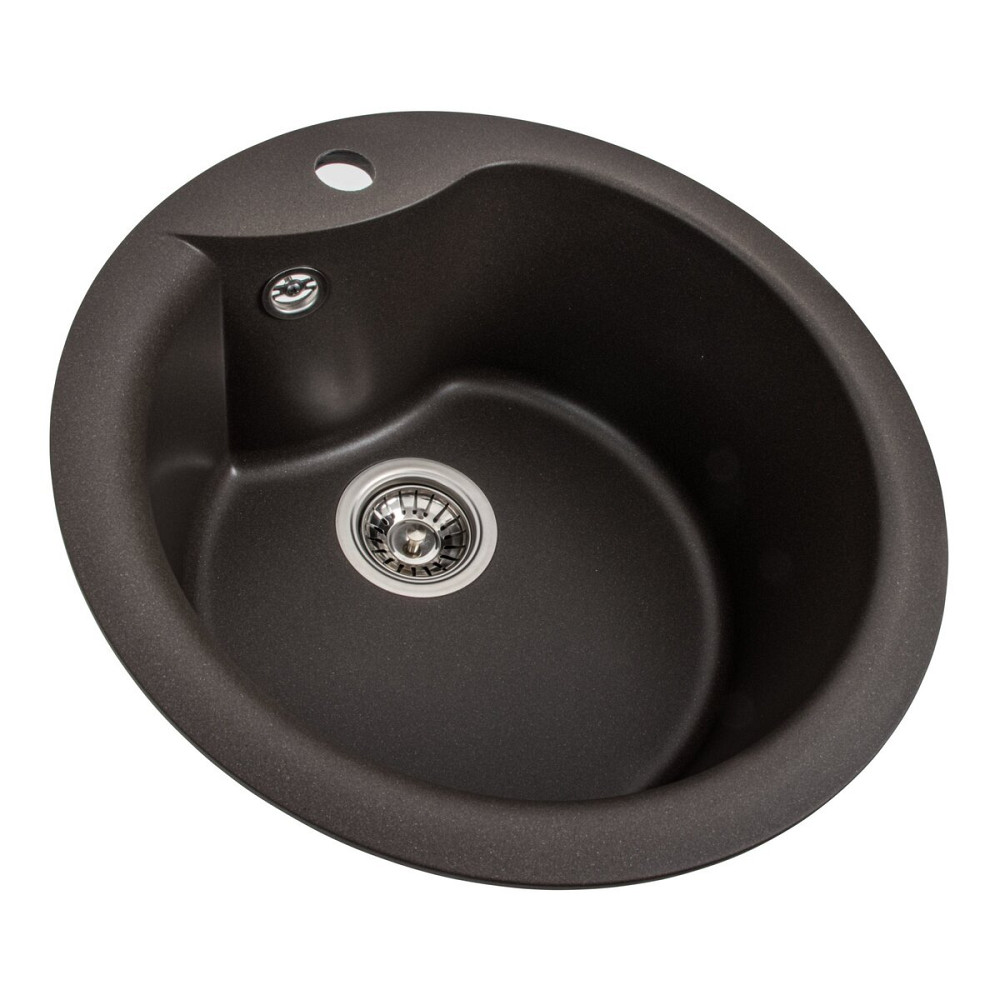 VALESO Гранітна мийка для кухні VALESO TURAS 480 матова Темна скеля Київ - фото 2