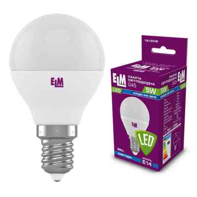 Лампочка ELM D45 5W PA10 E14 4000K (18-0046.) Винница